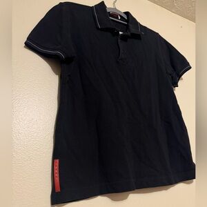 Prada Logo Polo Shirt